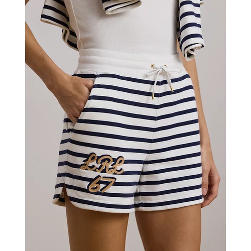 폴로 랄프로렌 Striped French Terry Drawcord Short