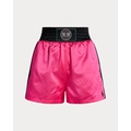 Pink Pony Satin Boxing Short