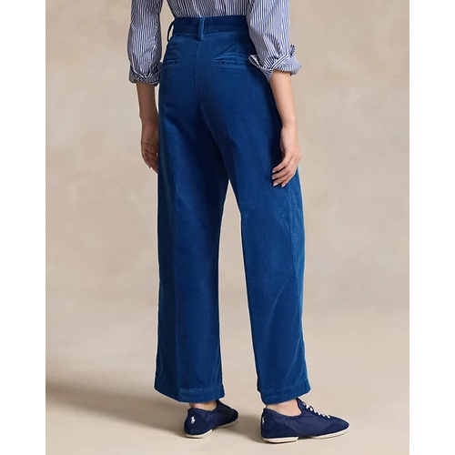 폴로 랄프로렌 Corduroy Wide-Leg Cropped Pant