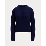 Anchor-Logo Combed Cotton Sweater