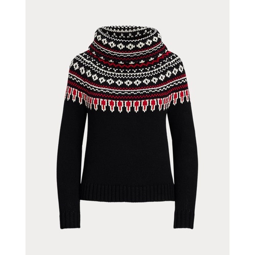 폴로 랄프로렌 Fair Isle Cotton Turtleneck Sweater