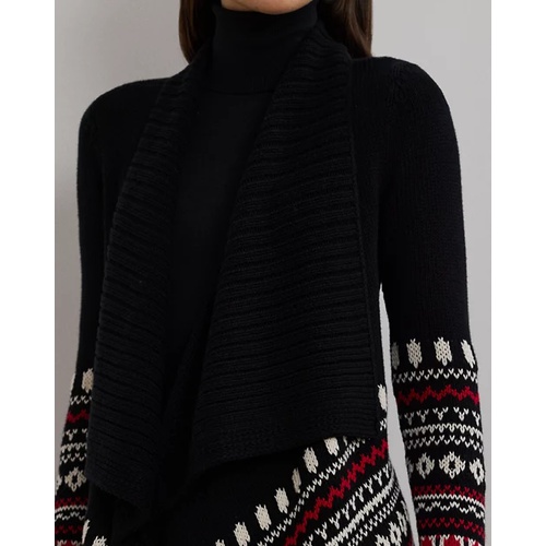 폴로 랄프로렌 Fair Isle Cotton Shawl-Collar Cardigan