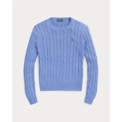 폴로 랄프로렌 Cable-Knit Cotton Crewneck Sweater