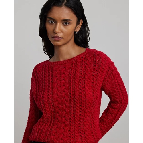 폴로 랄프로렌 Cable-Knit Cotton-Blend Sweater