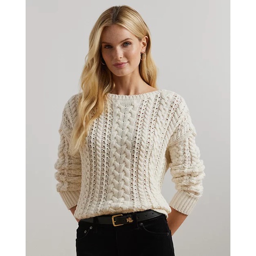 폴로 랄프로렌 Cable-Knit Cotton-Blend Sweater