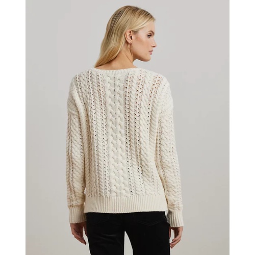 폴로 랄프로렌 Cable-Knit Cotton-Blend Sweater