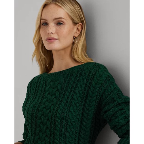 폴로 랄프로렌 Cable-Knit Cotton-Blend Sweater