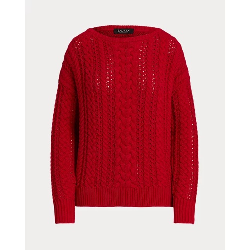 폴로 랄프로렌 Cable-Knit Cotton-Blend Sweater