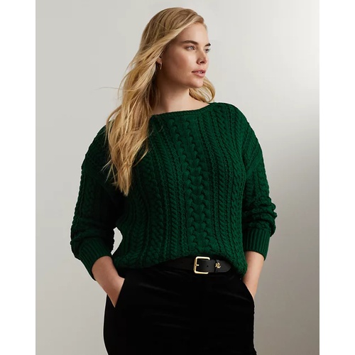 폴로 랄프로렌 Cable-Knit Cotton-Blend Sweater