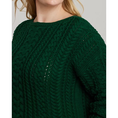 폴로 랄프로렌 Cable-Knit Cotton-Blend Sweater