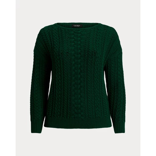 폴로 랄프로렌 Cable-Knit Cotton-Blend Sweater