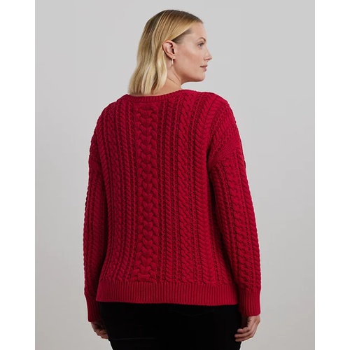 폴로 랄프로렌 Cable-Knit Cotton-Blend Sweater