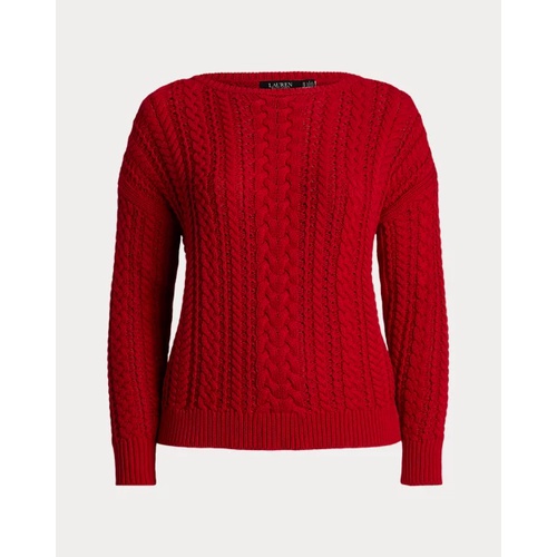 폴로 랄프로렌 Cable-Knit Cotton-Blend Sweater