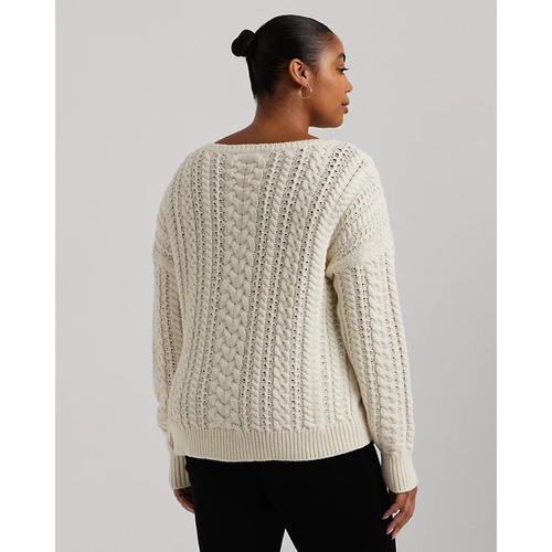 폴로 랄프로렌 Cable-Knit Cotton-Blend Sweater