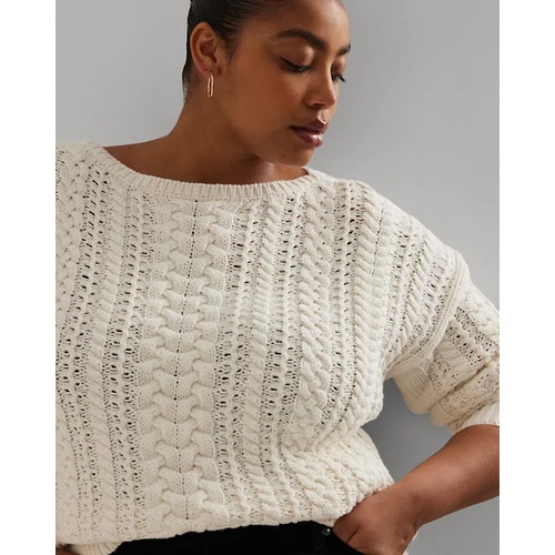 폴로 랄프로렌 Cable-Knit Cotton-Blend Sweater