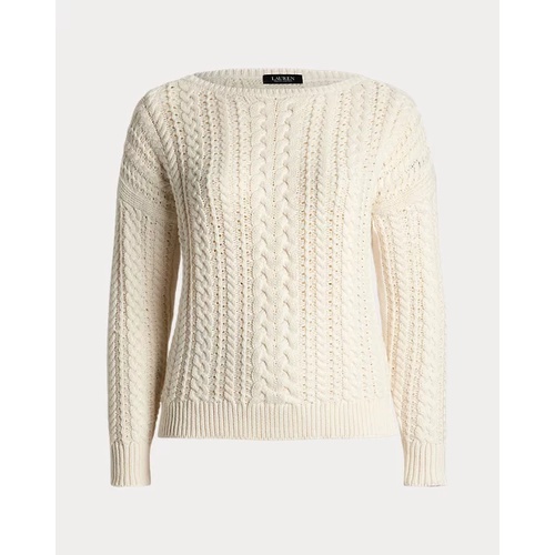 폴로 랄프로렌 Cable-Knit Cotton-Blend Sweater