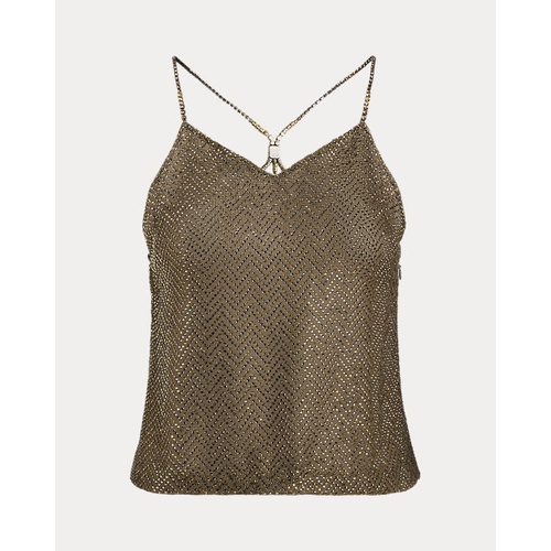 폴로 랄프로렌 Nastia Embellished Sleeveless Top