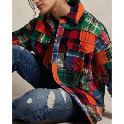 폴로 랄프로렌 Patchwork Overshirt