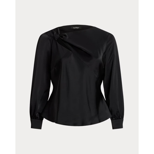 폴로 랄프로렌 Cutout Satin Charmeuse Blouse