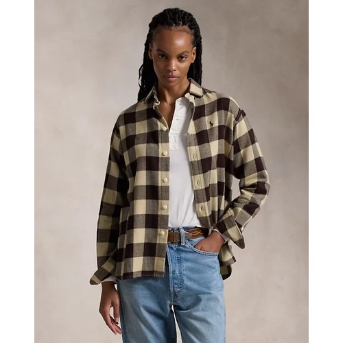 폴로 랄프로렌 Relaxed Fit Plaid Cotton Shirt