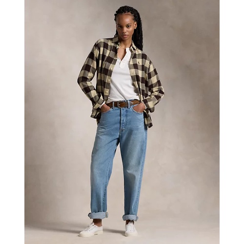 폴로 랄프로렌 Relaxed Fit Plaid Cotton Shirt