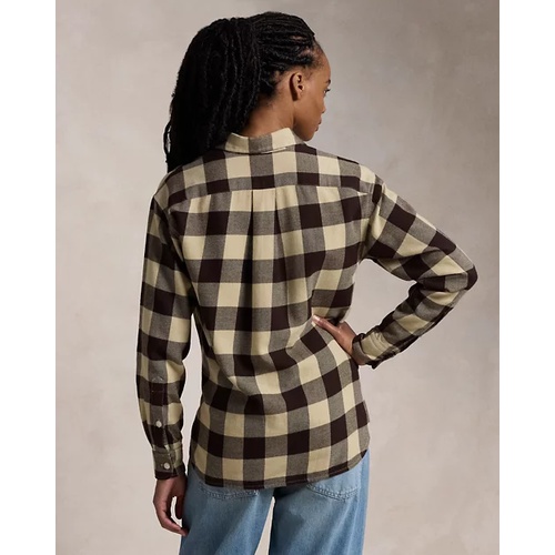 폴로 랄프로렌 Relaxed Fit Plaid Cotton Shirt