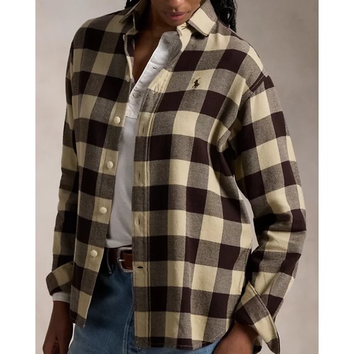 폴로 랄프로렌 Relaxed Fit Plaid Cotton Shirt