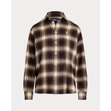 Relaxed Fit Plaid Cotton Shirt