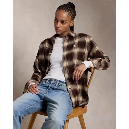 폴로 랄프로렌 Relaxed Fit Plaid Cotton Shirt