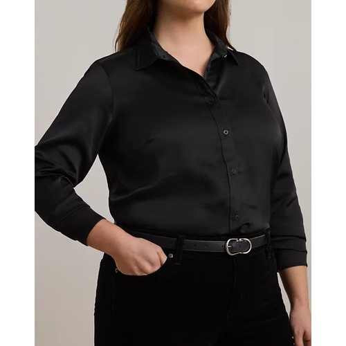 폴로 랄프로렌 Classic Fit Satin Charmeuse Shirt