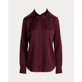 Classic Fit Satin Charmeuse Shirt