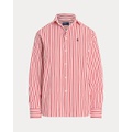 Relaxed Fit Striped Cotton Shirt