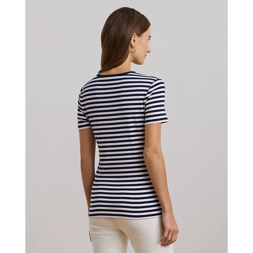 폴로 랄프로렌 Striped Stretch Cotton Crewneck Tee