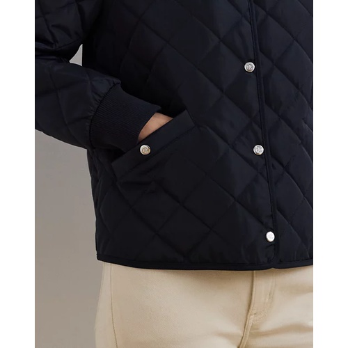 폴로 랄프로렌 Crest-Patch Quilted Bomber Jacket