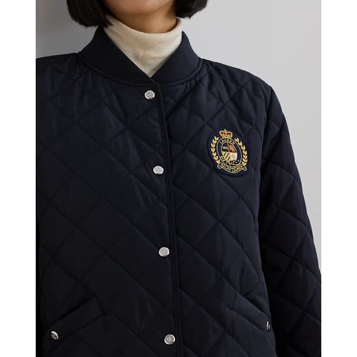 폴로 랄프로렌 Crest-Patch Quilted Bomber Jacket