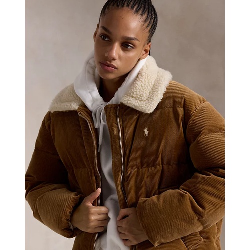 폴로 랄프로렌 Quilted Corduroy Down Jacket