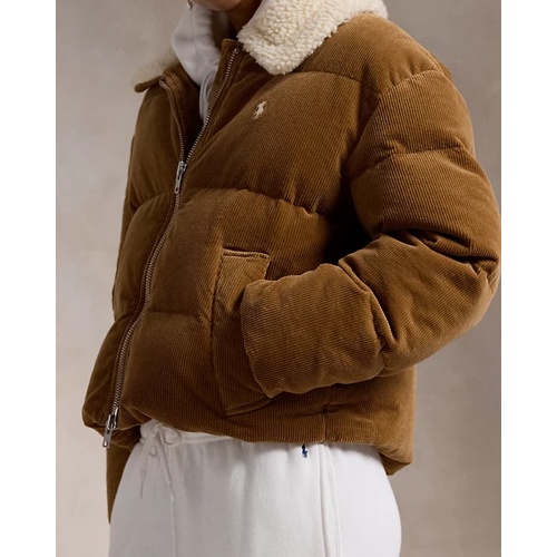 폴로 랄프로렌 Quilted Corduroy Down Jacket