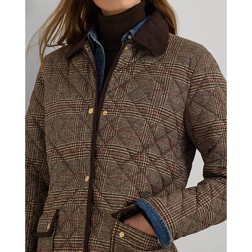 폴로 랄프로렌 Glen Plaid Quilted Jacket