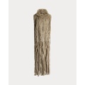 Jaquelin Fringe-Trim Shearling Vest