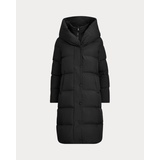 Oversize-Collar Quilted Down Coat