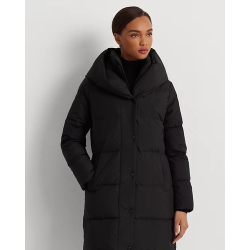 폴로 랄프로렌 Oversize-Collar Quilted Down Coat