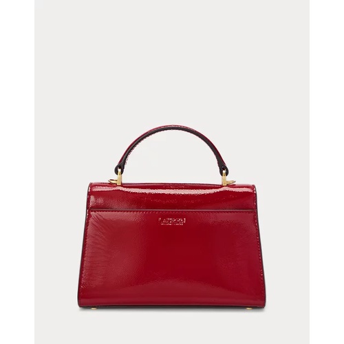 폴로 랄프로렌 Patent Leather Small Farrah Satchel