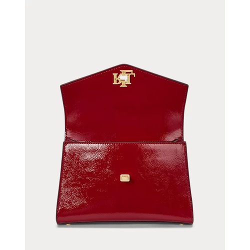 폴로 랄프로렌 Patent Leather Small Farrah Satchel