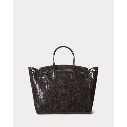 폴로 랄프로렌 Soft Ricky 33 Tooled Calfskin Bag