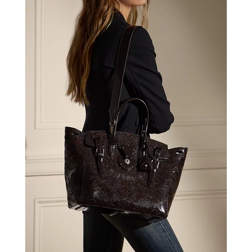 폴로 랄프로렌 Soft Ricky 33 Tooled Calfskin Bag