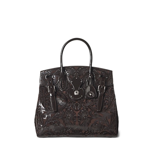 폴로 랄프로렌 Soft Ricky 33 Tooled Calfskin Bag