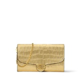 Croc-Embossed Medium Adair Crossbody