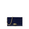 Croc-Embossed Medium Adair Crossbody