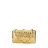 Croc-Embossed Small Franki Clutch