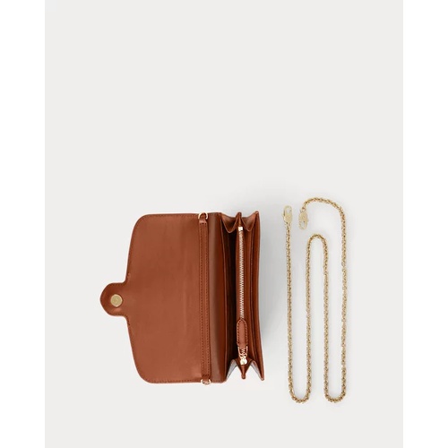 폴로 랄프로렌 Leather Medium Adair Crossbody